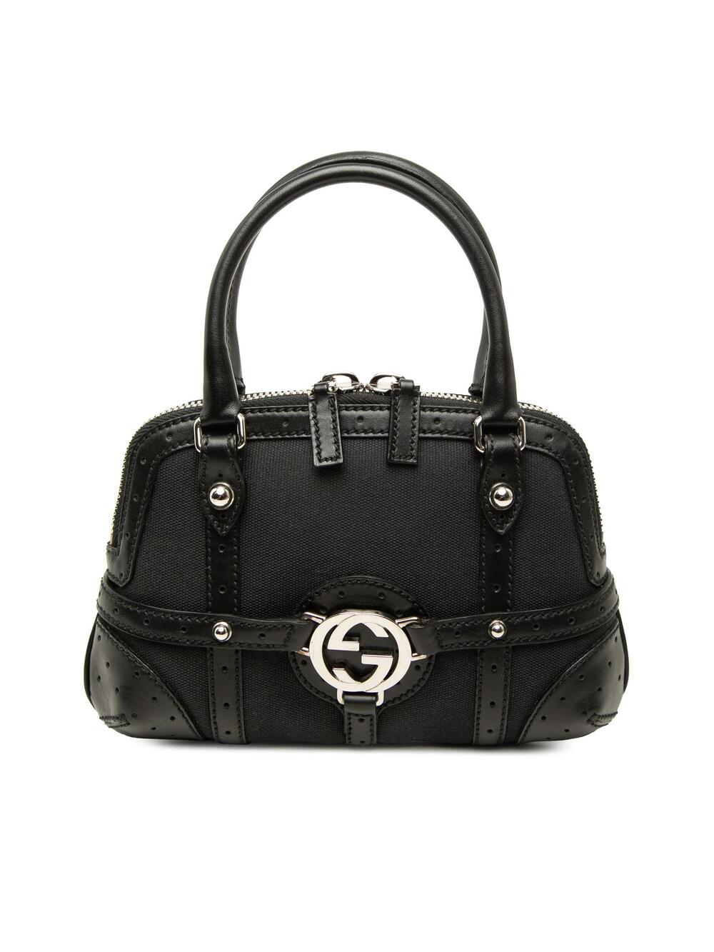 Gucci Canvas Reins Handbag Pre-Loved #362630G71B